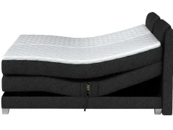 Palacio Elektrisch Relaxatiebed-Tweepersoons Boxspring Met Elektrische Bedbodem + Matras En Dekmatras Castel Van - 2X80X200 Cm - Antraciet