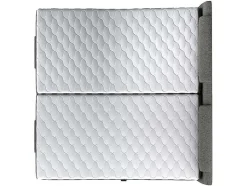 Palacio Elektrisch Relaxatiebed-Tweepersoons Boxspring Met Elektrische Bedbodem + Matras En Dekmatras Castel - 2X90X200Cm - Lichtgrijze Stof