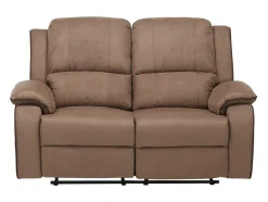 Vente-unique Aanbiedingen: Zitbank & Fauteuil-Tweezits Relaxbank Microvezel Hernani - Taupe
