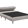 Vente-unique Scandinavisch-Tweezits Slaapbank Van Fluweel Ribstof Palula - Lichtgrijs