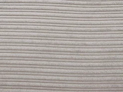 Vente-unique Scandinavisch-Tweezits Slaapbank Van Fluweel Ribstof Palula - Lichtgrijs