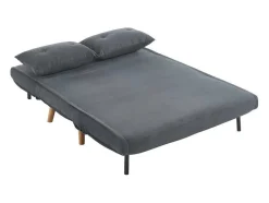 Vente-unique Scandinavisch-Tweezits Slaapbank Van Stof Valerio - Grijs