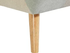 Vente-unique Scandinavisch-Tweezitsbank In Patchworkstof Serti Ii