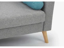 Vente-unique Scandinavisch-Tweezitsbank Tatum Van Stof - Grijs