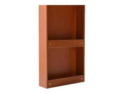 ModernLuxe Kaptafels-Uitschuifbare Kaptafel - 8 Laden En 1 Spiegel Met Led - Retrostijl - Bruin (Kruk Niet Inbegrepen)