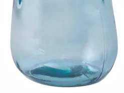 OZAIA Decoratieobject Voor Binnen-Vaas Dame-Jeanne Van Gerecycleerd Glas Pyrite H. 51 Cm - Transparant Blauw