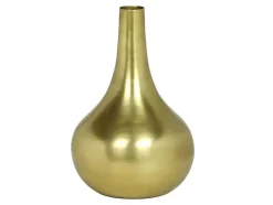 OZAIA Decoratieobject Voor Binnen-Vaas Van Goudkleurig Metaal - H30 Cm - Afwerking Van Antiek Messing - Gizeh