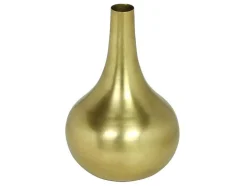 OZAIA Decoratieobject Voor Binnen-Vaas Van Goudkleurig Metaal - H30 Cm - Afwerking Van Antiek Messing - Gizeh