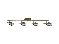 EPIKASA Plafondlamp-Vera Plafondlamp, Messing, 78,8X8X12,5 Cm,