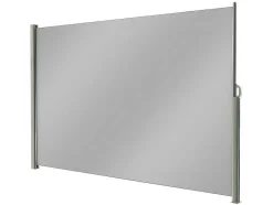 EXPERTLAND Afscherming En Omheining-Verduisterend Textiel Paneel Suela - Grijs - Uittrekbaar - L300 X H180 Cm