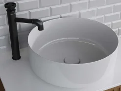 Shower & Design Kraan-Verhoogde Mechanische Mengkraan - H30,3 Cm - Matzwart - Kodva