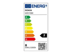 OZAIA Accessoires & Spiegels-Verlichte Ovale Badkamerspiegel Met Antibewaseming En Zwart Kader - 50 X 80 Cm Alarico