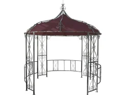 Vente-unique Prieel, Pergola, Gazebo En Kiosk-Vervangen Overkapping Voor Pergola Cabrera, Roodbruin