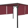Vente-unique Prieel, Pergola, Gazebo En Kiosk-Vervangen Overkapping Voor Pergola Beja, Bordeaux-Rood