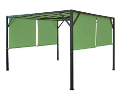 Vente-unique Prieel, Pergola, Gazebo En Kiosk-Vervangen Overkapping Voor Pergola Beja, Groen