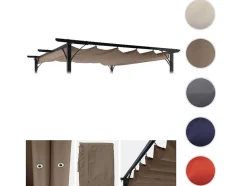 Vente-unique Prieel, Pergola, Gazebo En Kiosk-Vervangende Afdekking Voor Pergoladak Mcw-C42, Taupe-Bruin