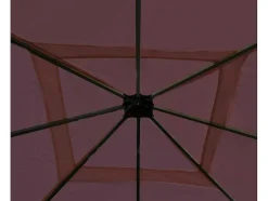 Vente-unique Prieel, Pergola, Gazebo En Kiosk-Vervangende Dakbedekking Voor Pergola Calpe Iii, Roodbruin