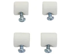 Vente-unique Buitenzonwering-Vervangingshoes Voor Luifel H123, Polyester Geel-Wit