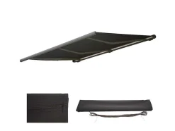 Vente-unique Buitenzonwering-Vervangingshoes Voor Luifel H123, Polyester Antraciet