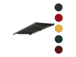 Vente-unique Buitenzonwering-Vervangingshoes Voor Luifel H123, Polyester Antraciet