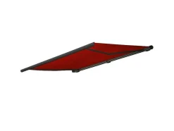 Vente-unique Buitenzonwering-Vervangingshoes Voor Luifel H122, Acryl Bordeaux-Rood