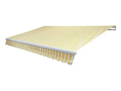 Vente-unique Buitenzonwering-Vervangingshoes Voor Luifel H792, Polyester Geel-Wit