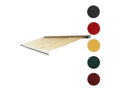 Vente-unique Buitenzonwering-Vervangingshoes Voor Luifel H122, Polyester Geel-Wit