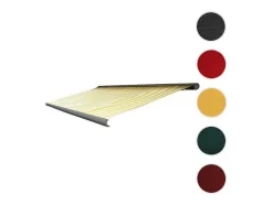Vente-unique Buitenzonwering-Vervangingshoes Voor Luifel H123, Acryl Geel-Wit