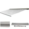 Vente-unique Buitenzonwering-Vervangingshoes Voor Luifel H124, Acryl Grijs-Wit