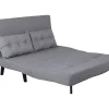 Vente-unique Relaxbanken Met Manuele Relaxfunctie-Vicky Slaapbank Grijs.