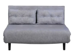 Vente-unique Relaxbanken Met Manuele Relaxfunctie-Vicky Slaapbank Grijs.