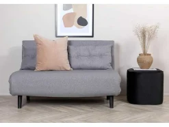 Vente-unique Relaxbanken Met Manuele Relaxfunctie-Vicky Slaapbank Grijs.