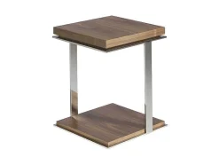 Angel Cerda Bijzettafel-Vierkante Hoektafel Walnoot 2038