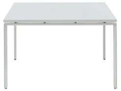 Workēa Kantoormeubilair-Vierkante Vergadertafel - 4 Personen - Wit - L120 Cm - Downtown