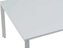 Workēa Kantoormeubilair-Vierkante Vergadertafel - 4 Personen - Wit - L120 Cm - Downtown