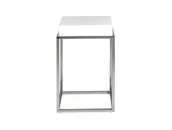 Angel Cerda Bijzettafel-Vierkante Witte Hoektafel 2041