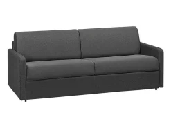 Vente-unique 2En 3-Zitsbank-Vierzits Express Bedbank Van Stof Calife - Grijs - Slaap Afmeting 160 Cm - Matras 22 Cm