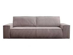 Vente-unique Vierzitsbank-Vierzits Slaapbank Amelia Van Pascal Morabito - Ribfluweel - Lichtpaars