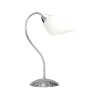 EPIKASA Lamp-Viletta Tafellamp, Chroom, Wit, 22X22X44 Cm,