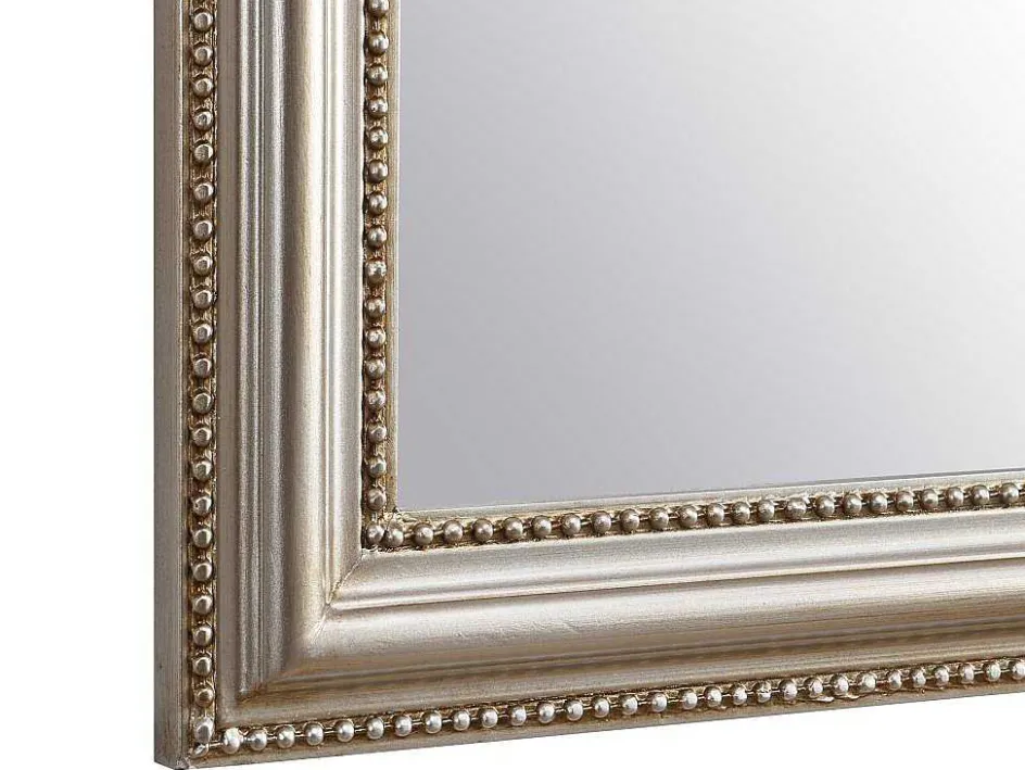 OZAIA Spiegel-Vintage Stijl Spiegel In Paulowniahout - B. 80 X H. 110 Cm - Champagne - Heloise