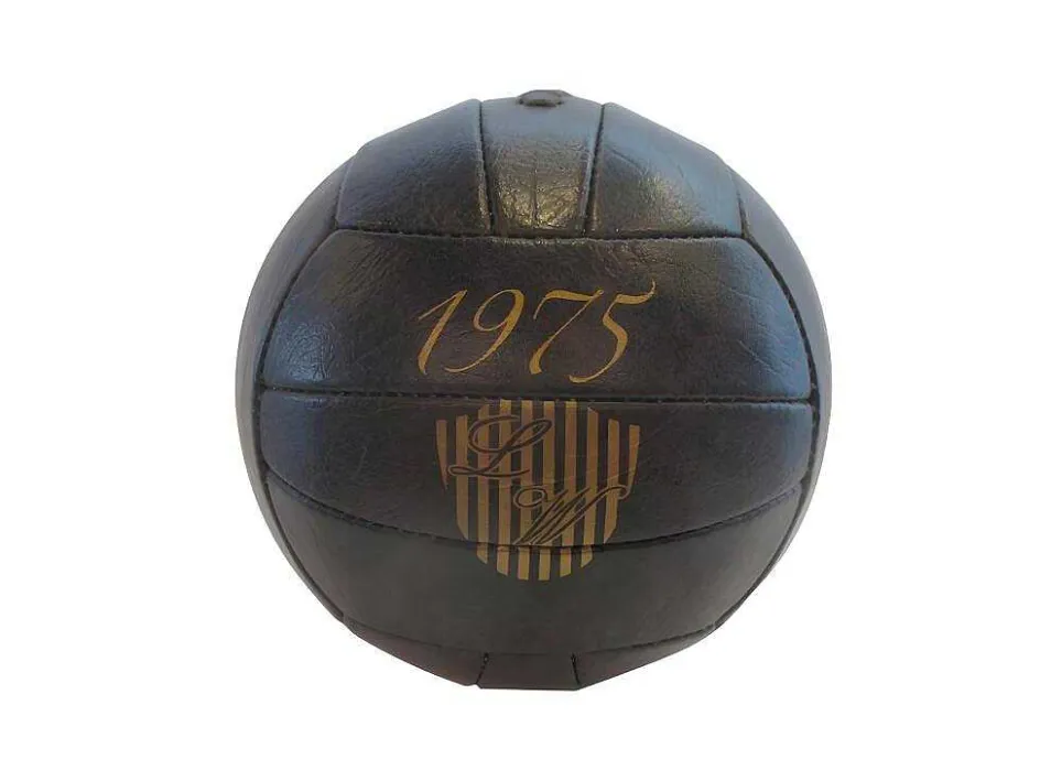 OZAIA Standbeeld-Vintage Voetbal Goodtimes - L21 Cm - Bruin