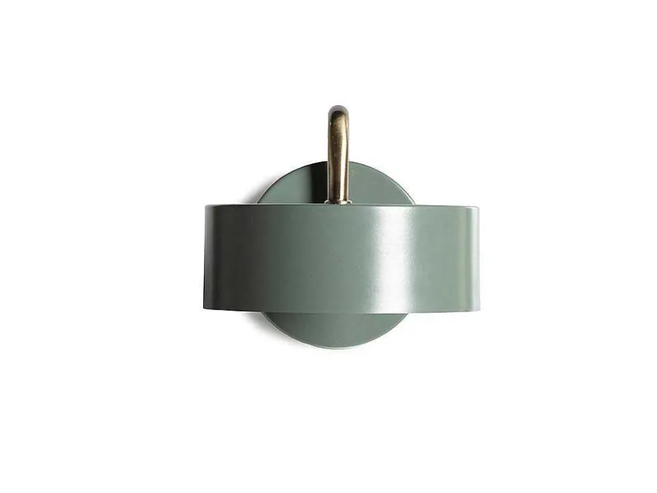 OZAIA Wandlamp-Vintage Wandlamp Otilie - Metaal - Olijfgroen En Goudkleurig