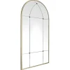 OZAIA Spiegel-Vintage-Spiegel Van Metaal Palmyre - B80 X H150 Cm - Verouderd Goudkleurig