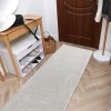RugsX Gangtapijt-Vloerbedekking Santa Fe Creme 03, Glad, Uniform, Enkele Kleur 50X500 Cm