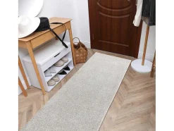 RugsX Gangtapijt-Vloerbedekking Santa Fe Creme 03, Glad, Uniform, Enkele Kleur 50X500 Cm