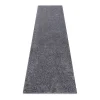 RugsX Gangtapijt-Vloerbedekking Santa Fe Grijskleuring 97, Glad, Uniform, Enkele Kleur 100X450 Cm