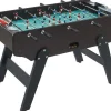 Vente-unique Spel Voor Binnen-Voetbaltafel Van Mdf Met Eiken Effect - B153 X D77.6 X H96 Cm - Donker Naturelkleur - Edinson