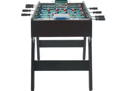 Vente-unique Spel Voor Binnen-Voetbaltafel Van Mdf Met Eiken Effect - B153 X D77.6 X H96 Cm - Donker Naturelkleur - Edinson