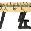 Vente-unique Spel Voor Binnen-Voetbaltafel Van Naturel Houtkleurig Mdf - Opklapbaar - L121 X B61 X H79 Cm - Horton