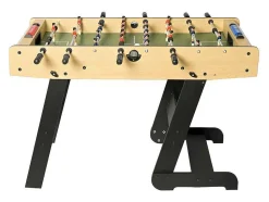 Vente-unique Spel Voor Binnen-Voetbaltafel Van Naturel Houtkleurig Mdf - Opklapbaar - L121 X B61 X H79 Cm - Horton